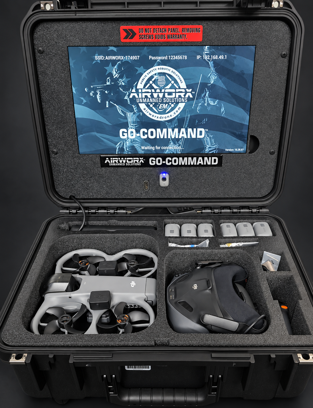 Airworx Go-Command™ Avata 360 Tactical Drone Kit