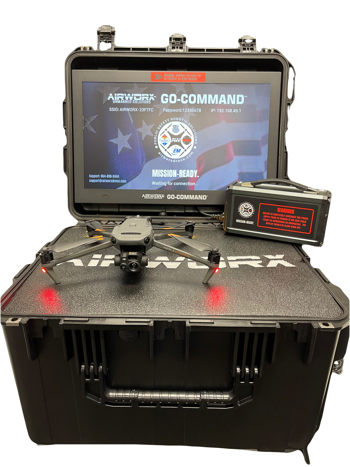 Airworx Go-Command OG UltraBright Mission-Ready DJI Mavic 3 Enterprise Thermal 2-Yr Warranty + 2-Yr Enterprise Care - Airworx Unmanned Solutions