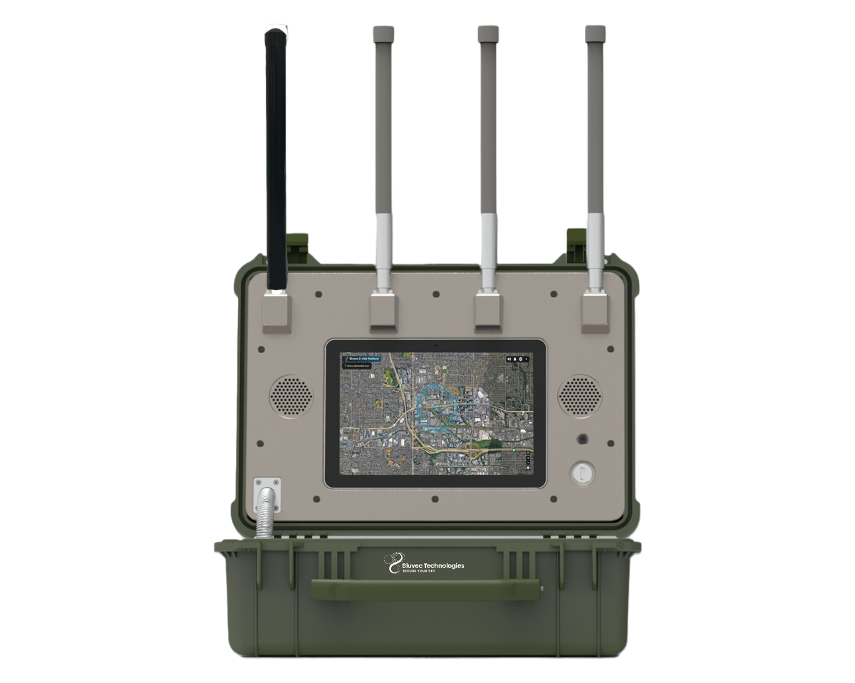 BluVec BluCase Portable UAS Tracking System (CUAS) - Airworx Unmanned Solutions