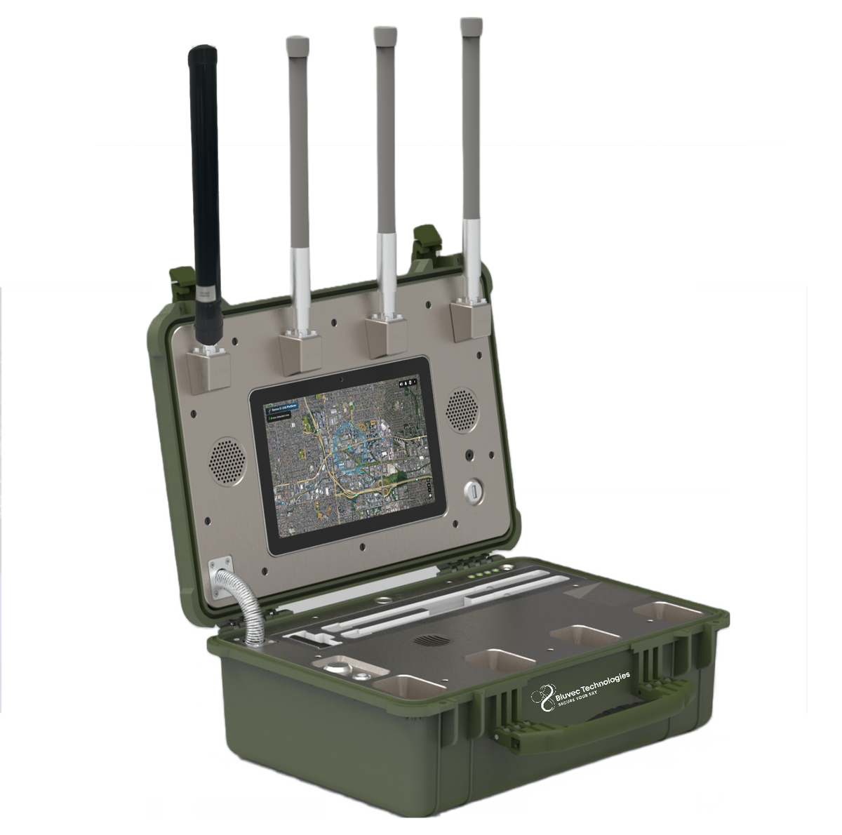 BluVec BluCase Portable UAS Tracking System (CUAS) - Airworx Unmanned Solutions