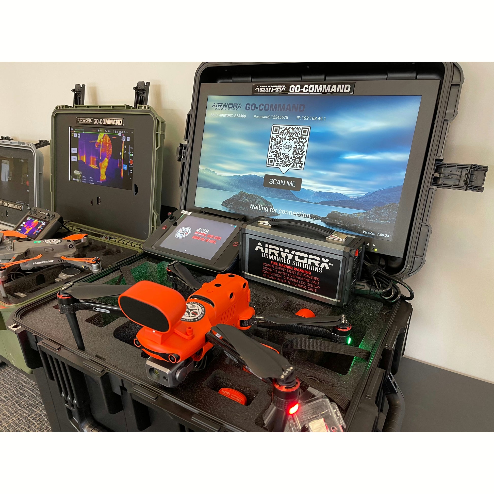 Airworx Go-Command™ UltraBright Mission-Ready | Autel Evo II Enterprise 640T (iRay 640 Thermal) Aircraft System - Airworx Unmanned Solutions