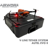 Volarious V-Line V3 Tether System  for Mavic 2, Mavic 3, and Autel Evo II series with AC Adapter - Airworx Unmanned Solutions